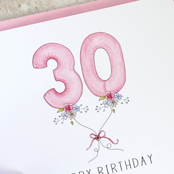 Personalised Birthday Card - 18th, 21st, 30th, 40th, 50th